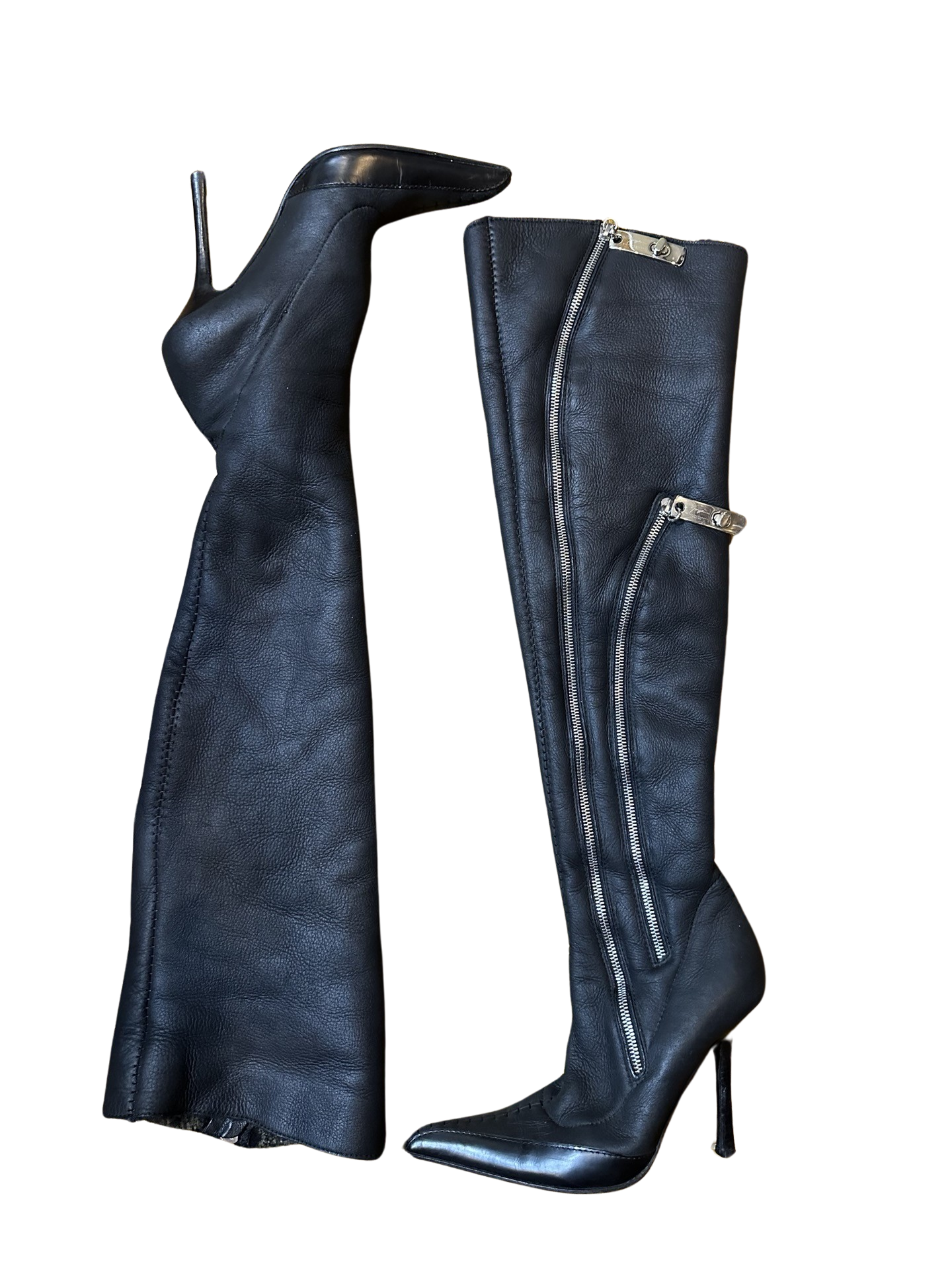 Giuseppe zanotti outlet neoprene thigh boots